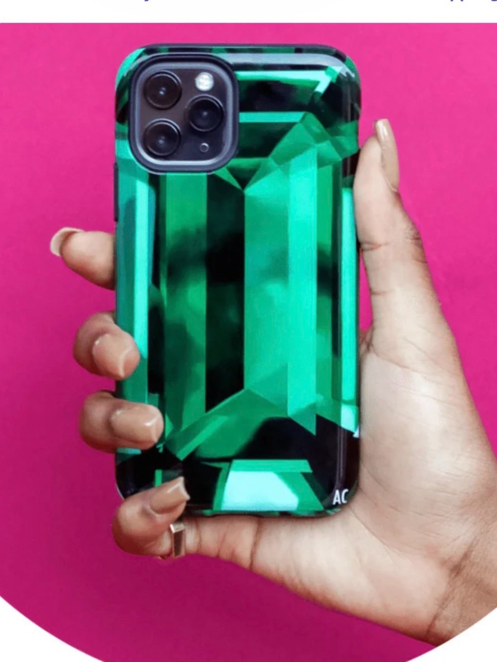 Angie Crabtree Art Clas iPhone 15 pro max case emerald
